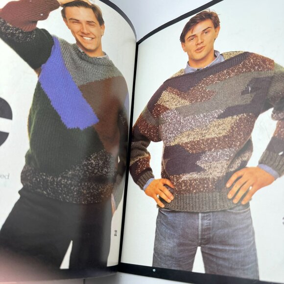 Vtg 83 Phildar Mailles Fashion Knitting Magazine France Mohair Sweaters Cardigan - Picture 2 of 14